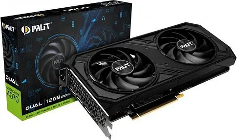 Видеокарта Palit GeForce RTX 4070 Dual NE64070019K9-1048D