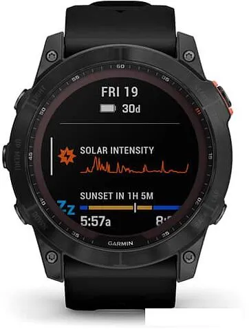 Умные часы Garmin Fenix 7X Solar 51 мм (сланцево-серый/черный)