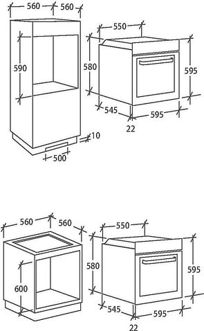 Электрический духовой шкаф Candy COS615NL