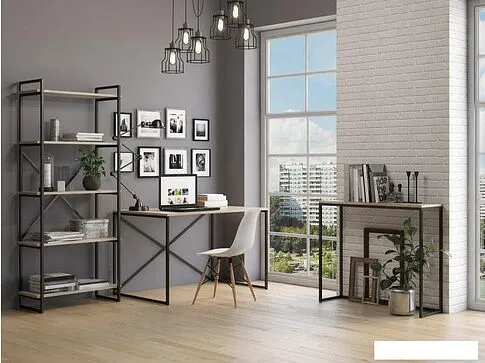 Консольный стол LoftyHome Мальборк Бетон консольный (серый)