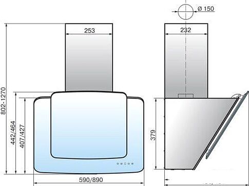 Кухонная вытяжка Elikor КВАРЦ 90П-1000-Е4Д (бежевый/крем)