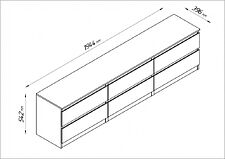 Тумба Mio Tesoro Кастор 6 ящиков 2.03.03.110.4 (серый)