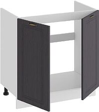 Шкаф напольный Трия Лина 1Н8М (белый/графит)