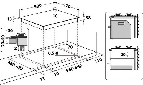 Варочная панель Indesit THP 641 IX/I