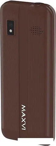 Кнопочный телефон Maxvi K21 (коричневый)