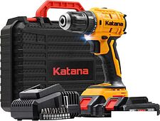 Дрель-шуруповерт Katana HD Line BCD 5500 (с 2-мя АКБ 2 Ач, кейс) Дрель-шуруповерт Katana HD Line BCD 5500 (с 2-мя АКБ 2 Ач, кейс)