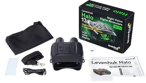 Бинокль Levenhuk Halo 13x Wi-Fi (черный)