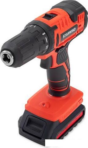 Дрель-шуруповерт StarWind DS-13-18B-2 KWCD1918 (с 2-мя АКБ, кейс)