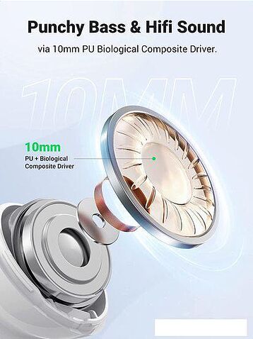 Наушники Ugreen HiTune T3 (белый)