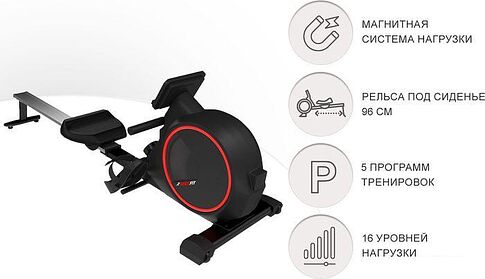 Гребной тренажер Unixfit Techno Rower 410