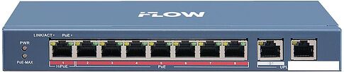 Неуправляемый коммутатор iFlow F-SW-EU410HPOE-V Неуправляемый коммутатор iFlow F-SW-EU410HPOE-V