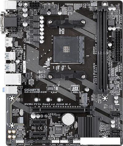 Материнская плата Gigabyte GA-A320M-S2H (rev. 1.0)
