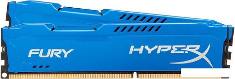Оперативная память Kingston HyperX Fury Blue 2x8GB KIT DDR3 PC3-12800 (HX316C10FK2/16)