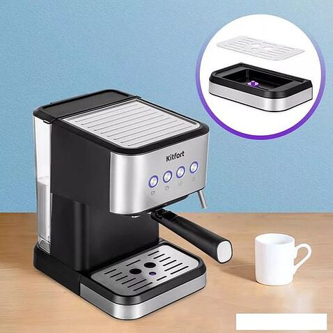 Рожковая бойлерная кофеварка Kitfort KT-7140