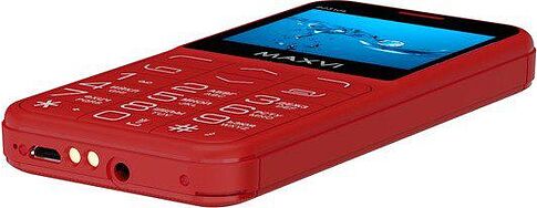 Кнопочный телефон Maxvi B231ds (красный)