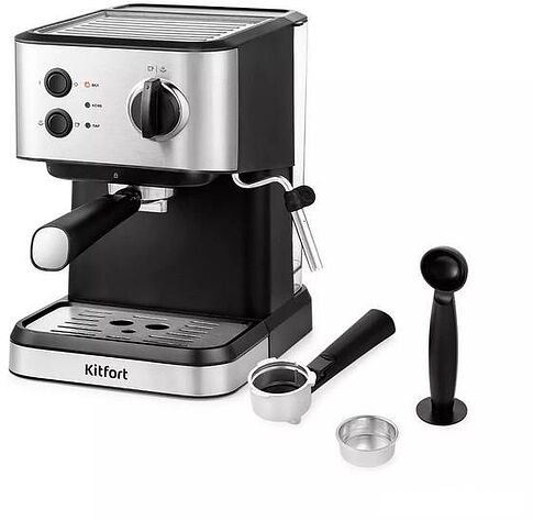 Рожковая бойлерная кофеварка Kitfort KT-7138