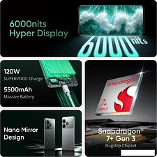 Смартфон Realme GT 6T 12GB/256GB (зеленый)