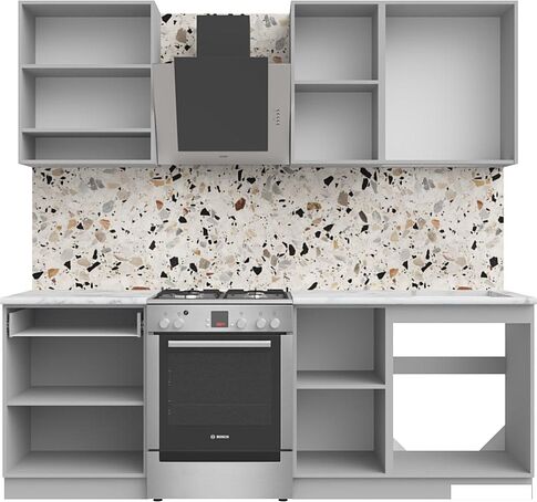 Готовая кухня Arvento АНТА-плюс 1.6м (зеленый)