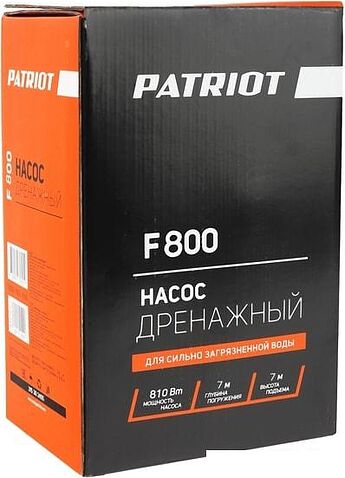 Дренажный насос Patriot F 800