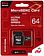 Карта памяти QUMO microSDXC QM64GMICSDXC10U3 64GB