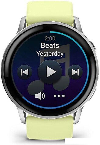 Умные часы Garmin Venu 4 45 мм (серебристый/желтый)