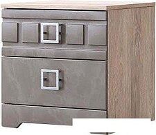 Тумба КМК Мебель 2Я Римини 0989.2 (дуб мадура/перламутр тауп 296J2)