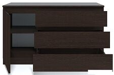 Тумба Евва Турин ТР-1D3S/V (венге)