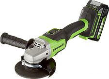 Угловая шлифмашина Greenworks GD24AGK2 3200207UA (с 1-им АКБ 2 Ач) Угловая шлифмашина Greenworks GD24AGK2 3200207UA (с 1-им АКБ 2 Ач)