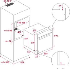 Электрический духовой шкаф TEKA Maestropizza HLB 8510 P