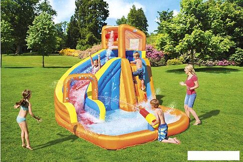 Надувной бассейн Bestway Turbo Splash Water Zone 53301 (365х320х270)