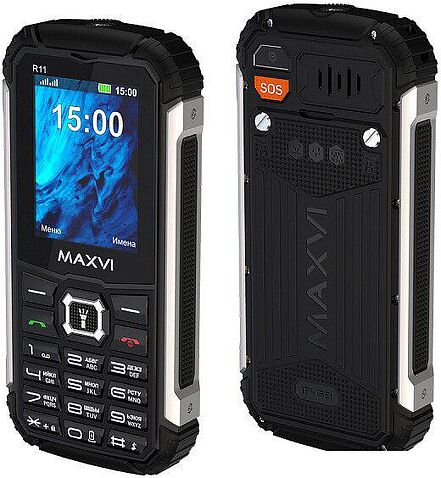 Кнопочный телефон Maxvi R11 (черный)