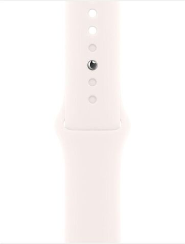 Умные часы Apple Watch Series 11 42 мм (алюминиевый корпус, розовое золото/легкие румяна, спортивный силиконовый ремешок M/L)