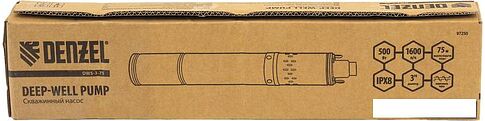 Скважинный насос Denzel DWS-3-75