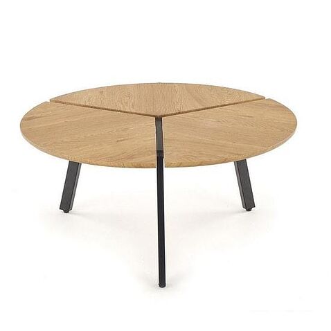 Журнальный столик Halmar Luana (дуб золотой/черный)