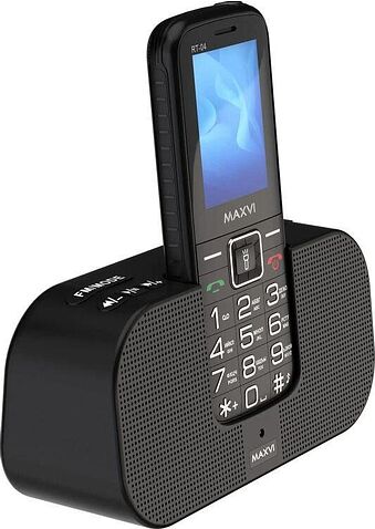 Кнопочный телефон Maxvi RT-04 (черный)
