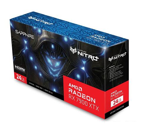 Видеокарта Sapphire Nitro+ Radeon RX 7900 XTX Vapor-X 24GB 11322-01-40G