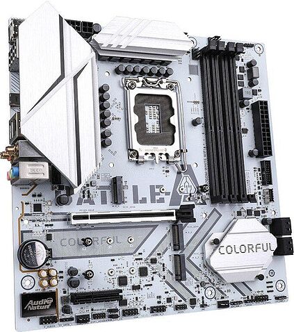 Материнская плата Colorful Battle-AX B760M-White WiFi V20