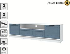 Тумба Интерлиния ТВ Концепт Тренд КТ-ТВ4-50 (белый платинум/дуб лазурный)