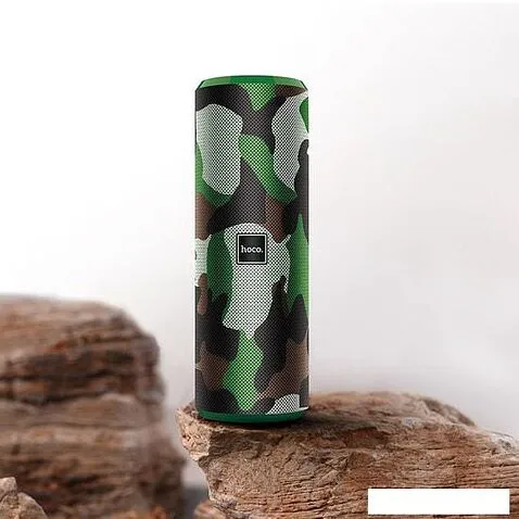 Беспроводная колонка Hoco BS33 Voice (зеленый камуфляж)