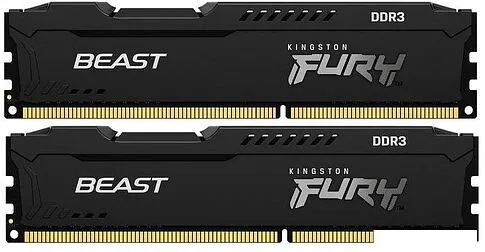 Оперативная память Kingston FURY Beast 2x8GB DDR3 PC3-12800 KF316C10BBK2/16