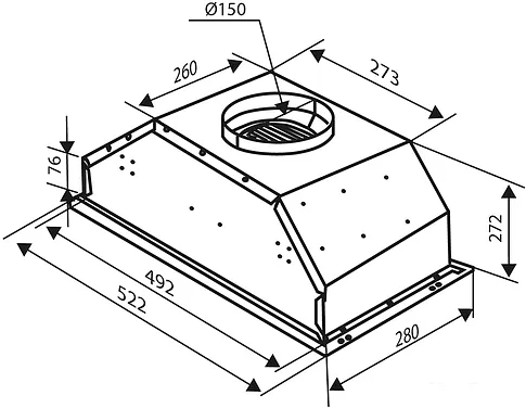 Кухонная вытяжка Zigmund & Shtain K 011.5 B