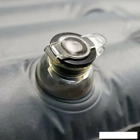 Надувной матрас Следопыт Кемпинговый PF-KS-12 (голубой/серый)