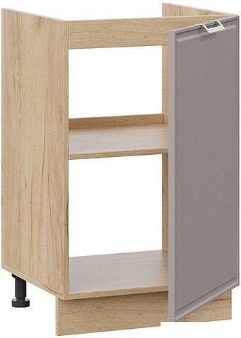 Шкаф напольный Трия Белладжио 1Н5М (дуб крафт золотой/софт капучино)