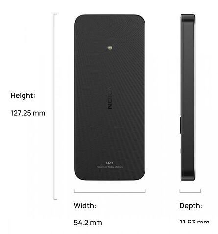Кнопочный телефон Nokia 215 4G (2024) Dual SIM TA-1613 (черный)