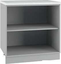 Шкаф напольный ДСВ Тренто С 800 (серый/серый)