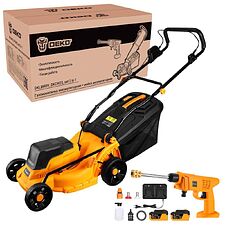 Deko DKLM40V + DKCW25 085-2025 (газонокосилка, мойка высокого давления, 2 АКБ) Deko DKLM40V + DKCW25 085-2025 (газонокосилка, мойка высокого давления, 2 АКБ)