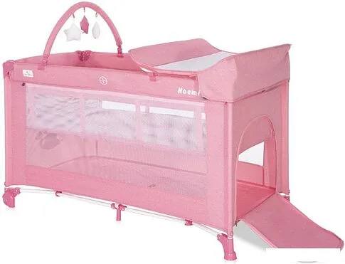 Манеж-кровать Lorelli Noemi 2 Plus (rose velvet unicorn)