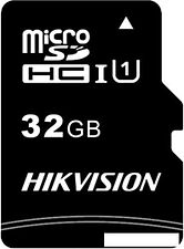 Карта памяти Hikvision microSDHC HS-TF-C1/32G 32GB