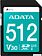 Карта памяти ADATA Premier Pro SDXC 512GB ASDX512GUI3V30S-R