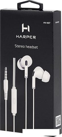 Наушники Harper HV-407 (белый)